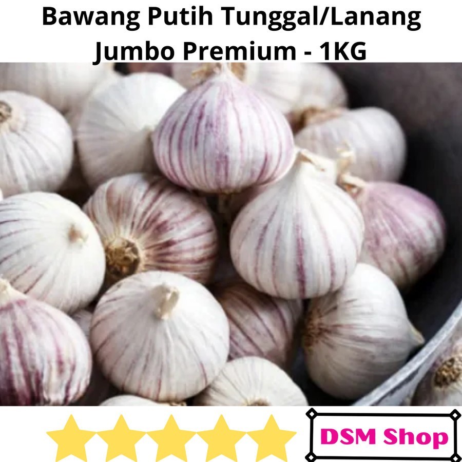 

Bawang Putih Tunggal/Bawang Lanang Tunggal Import Jumbo 1KG