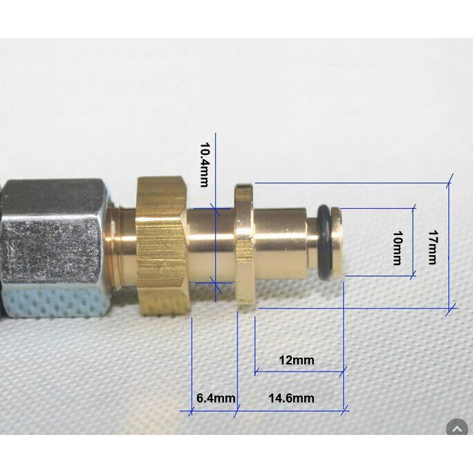 Quick connector adaptor fit  Karcher  K2 K215 K5.20  Male screw thread M14*1.5 Taper hole