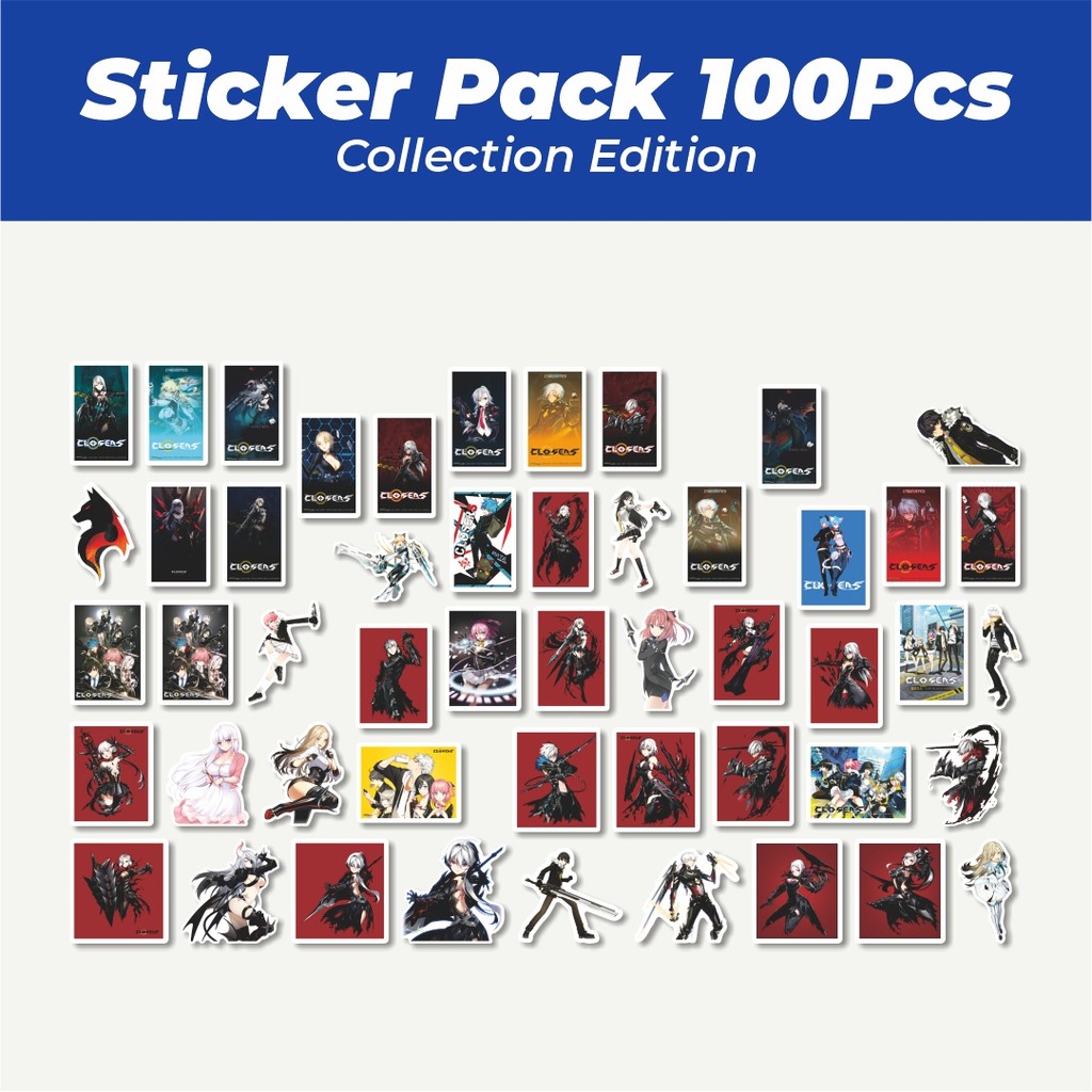 

Hot Stiker Game Closers Char Mix 3 Lucu Anti Air Stikers Berperekat Waterproof Sticker Decal Buat Motor Helm Buku Journal Koper Casing HP Laptop Botol Minum