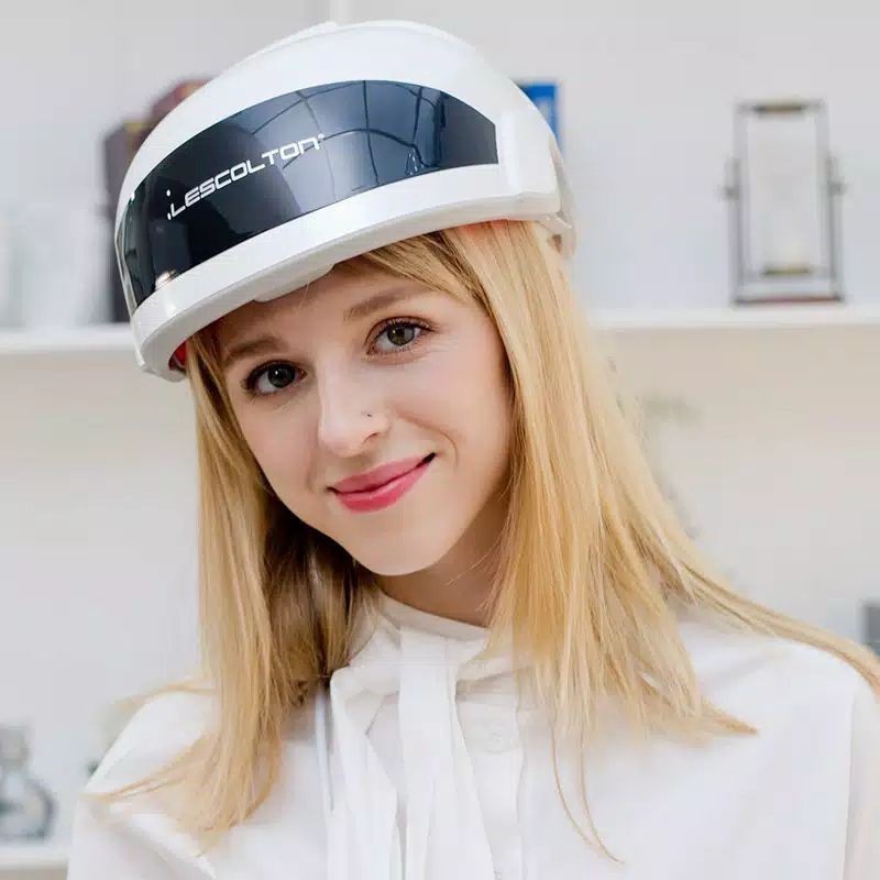 lescolton LS-D601 hair regrowth helmet lescolton helm penumbuh rambut laser infrared 650nm penumbuh 