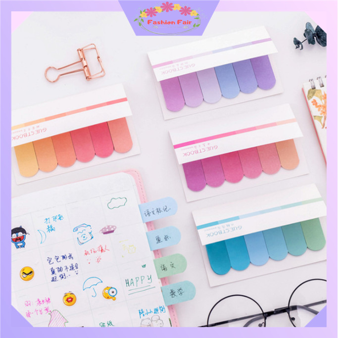 

FASHION FAIR S5690 Mini Sticky Notes / Pembatas Kertas Aesthetic / Label Sticky Notes / Penanda Halaman Buku / Memo Mini Stick Polos
