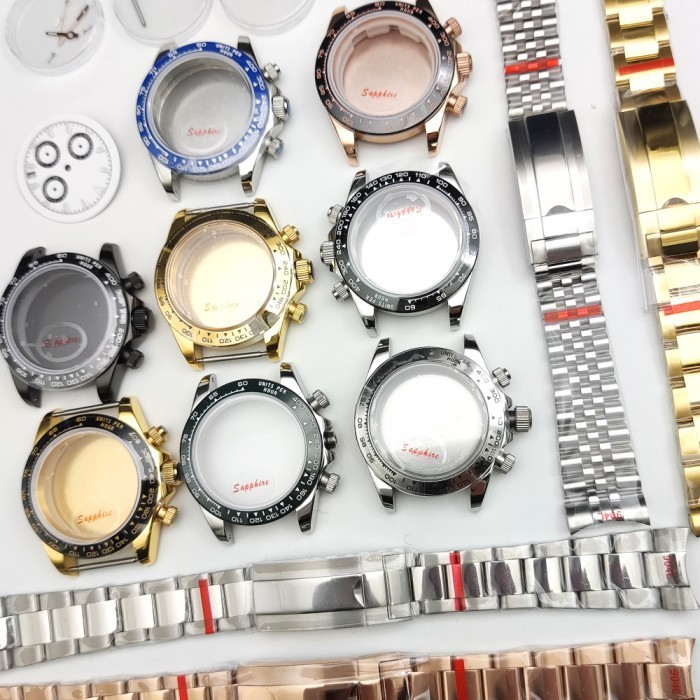 Seiko Mod Daytona Case Sapphire Crystal VK63