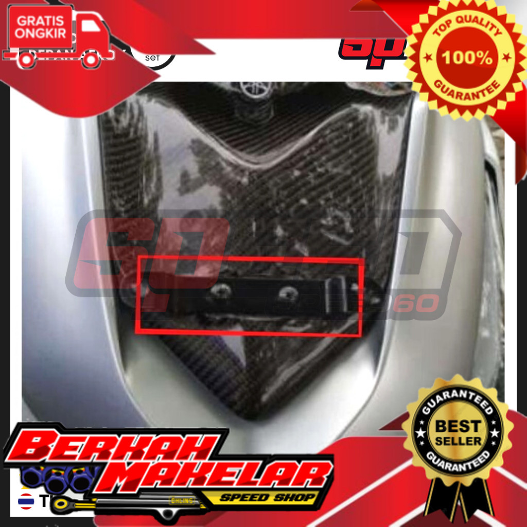 Baut Dasi Tameng Depan Yamaha Aerox Stainless Custom Bubut