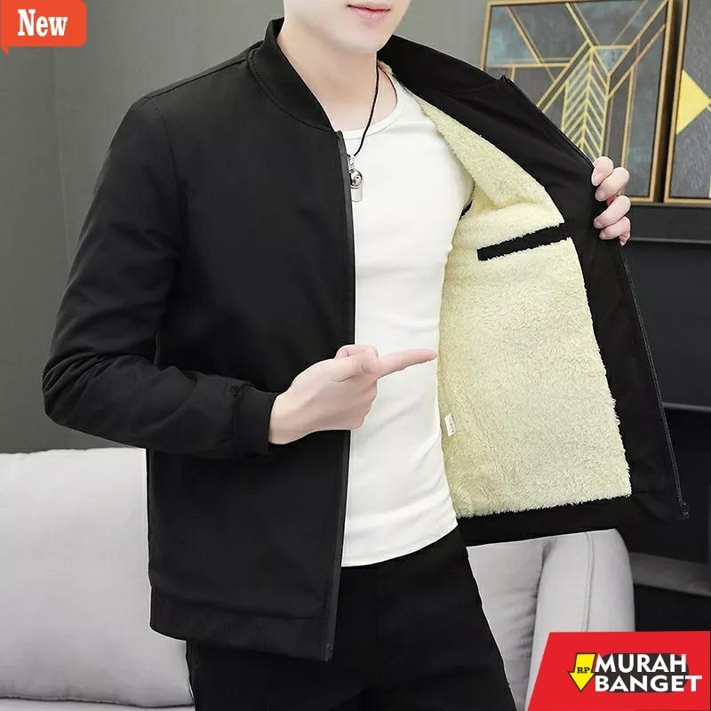 jaket kulit pria garut Jaket pria distro, Jaket bomber  musim dingin tebal import, Jaket bulu tebal 