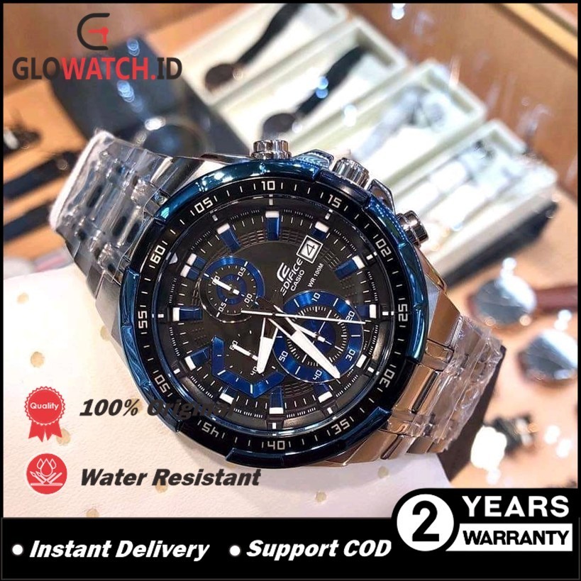 [Promo] Jam Tangan Pria Casio Edifice EFR-539D-1A2 / EFR539D-1A2 Stainless Steel Strap Original Casi