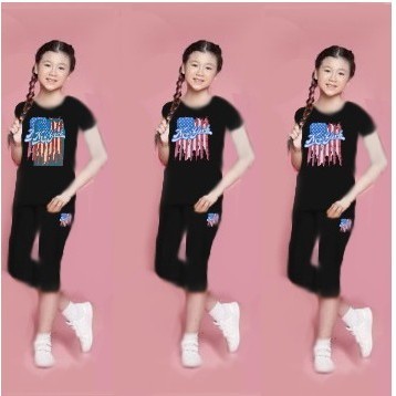 Baju Casual Anak Remaja Perempuan Setelan Celana Neya - Hitam