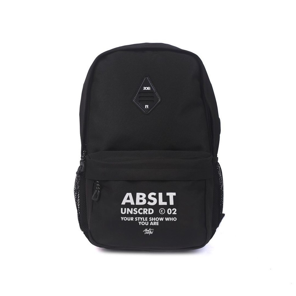 308 ABSLTUNSCRD - BACKPACK / TAS RANSEL BAG LAPTOP ABSLT CERTIFIED 02 - BLACK