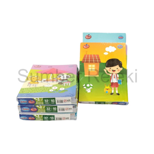 

SIDU BUKU TULIS 32 LEMBAR BERGARIS 1 PAK ISI 10 BUKU | BUKU SINAR DUNIA