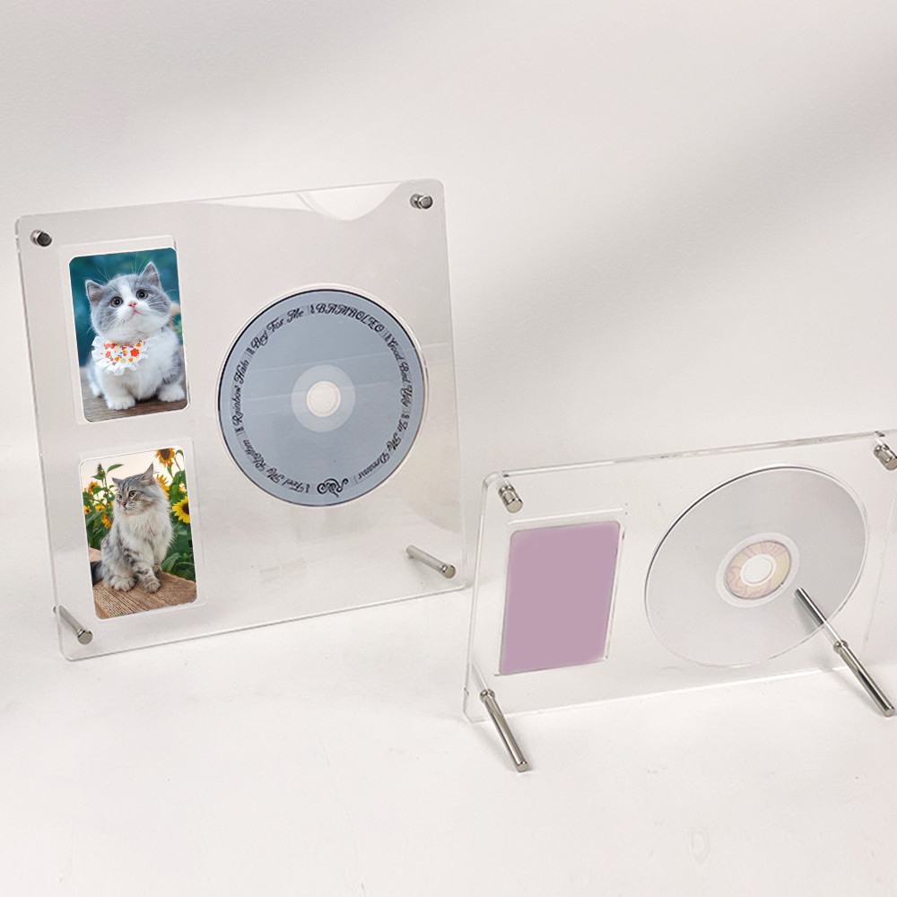 Transparent Acrylic Cd Picture Frame Photo Frame Photocard Holder Interior Frame Idol Card Display S