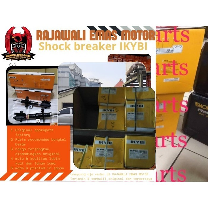 PAKET Shockbreaker IKYBI PREMIUM STREAM DEPAN BELAKANG ORIGINAL 4PCS