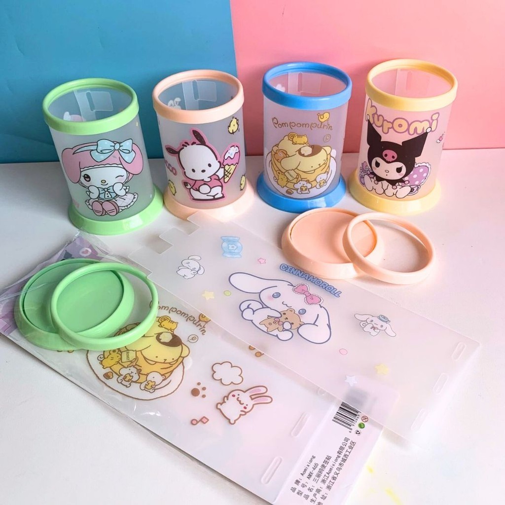 

DIY PENCIL CASE WITH CUTE CHARACTER PICTURE alat tulis stationery pensil pen cfc