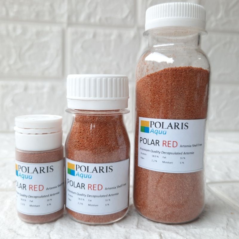Polar Red 100% Original, Pakan Burayak Ikan cupang guppy chana Terlaris