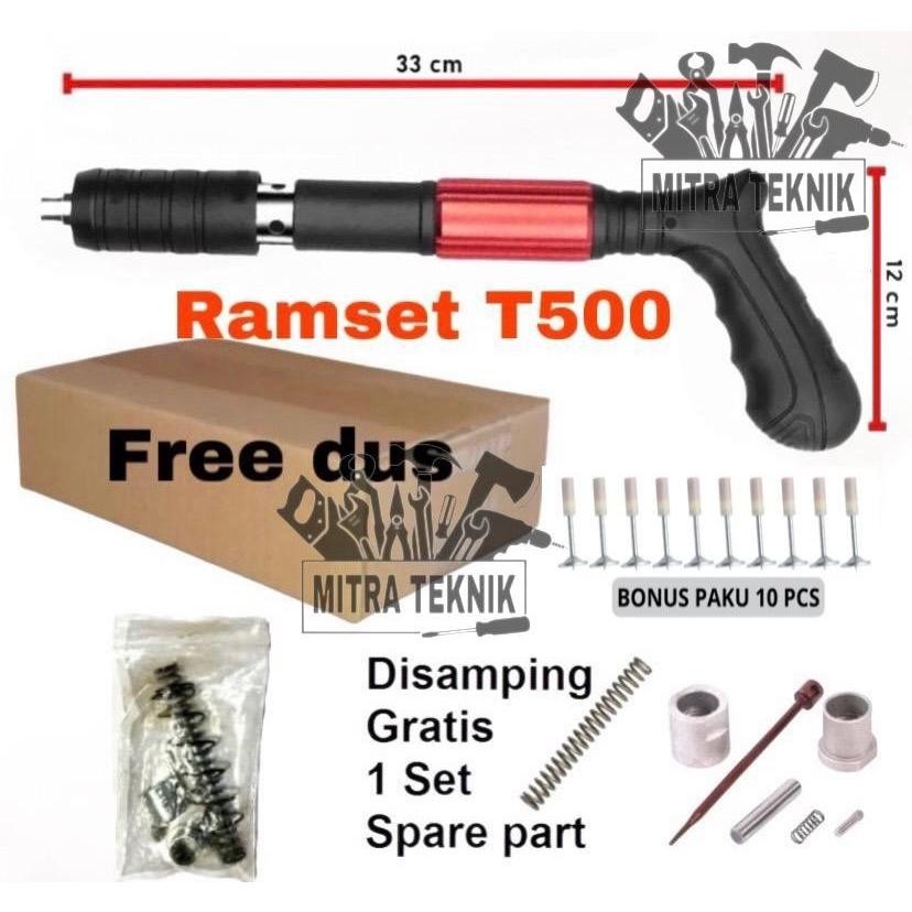 HJ21M Alat Ramset Gun Paku Tembak Beton/ Nail gun/ Paku Tembak Manual/Fastening Gun/Ramset Gun