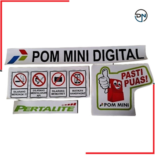 

STICKER SET POM MINI UNTUK CASING PERTAMINI SATU NOZZLE