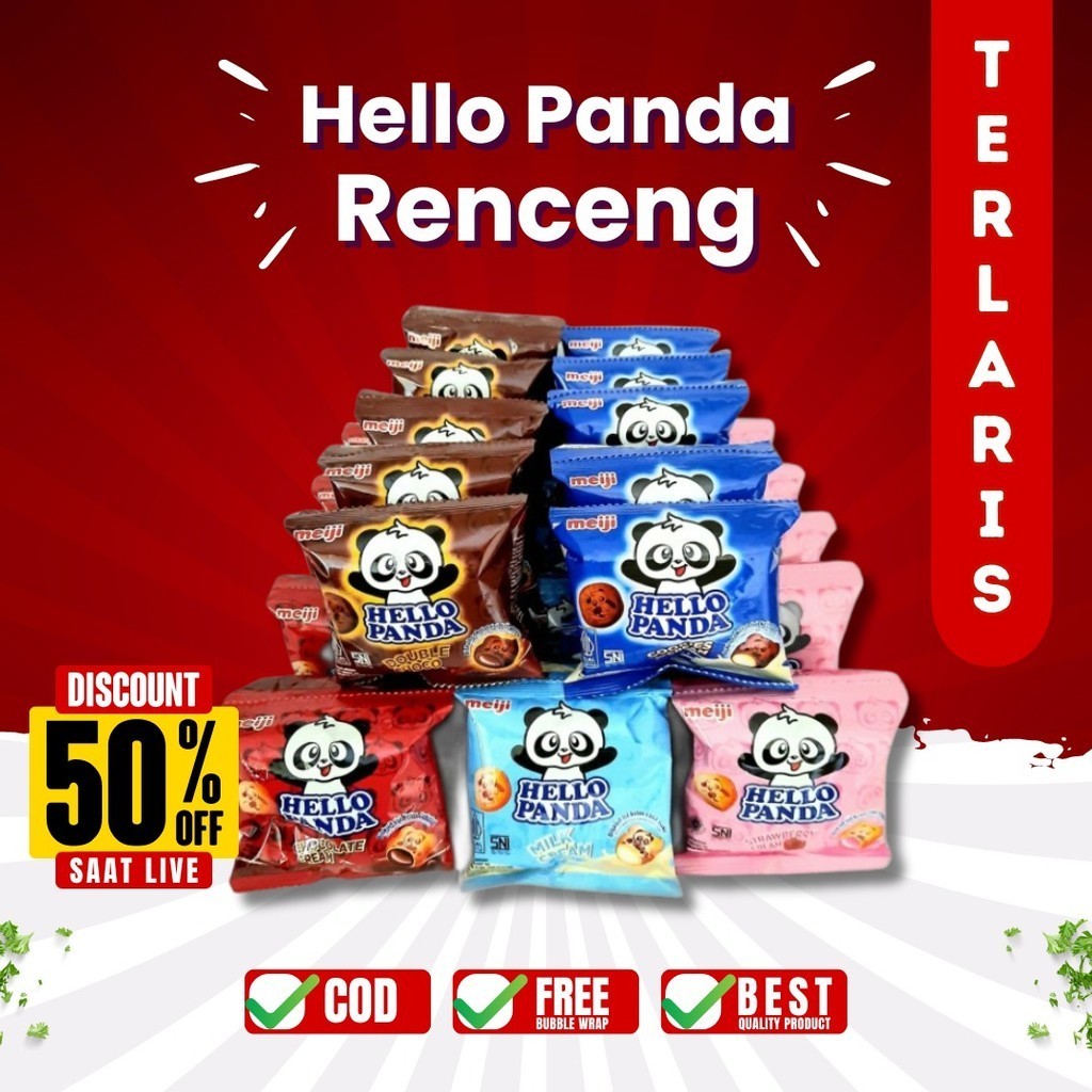 

Hello Panda Renceng - Netto 10 bks x 12 gr