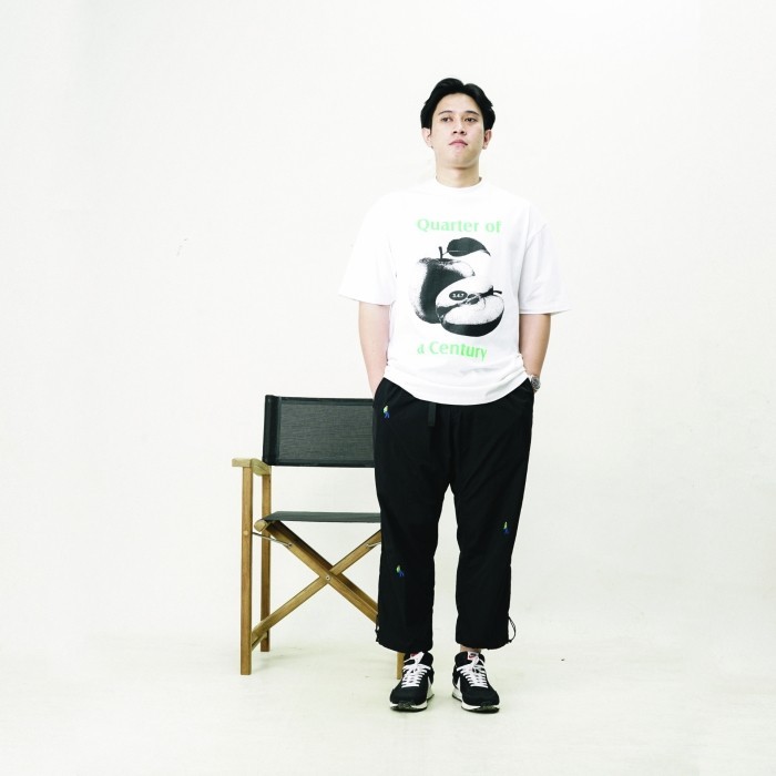 UNKL347 Pants Celana Panjang Black Bahan Nylon Crinckle SQIQ