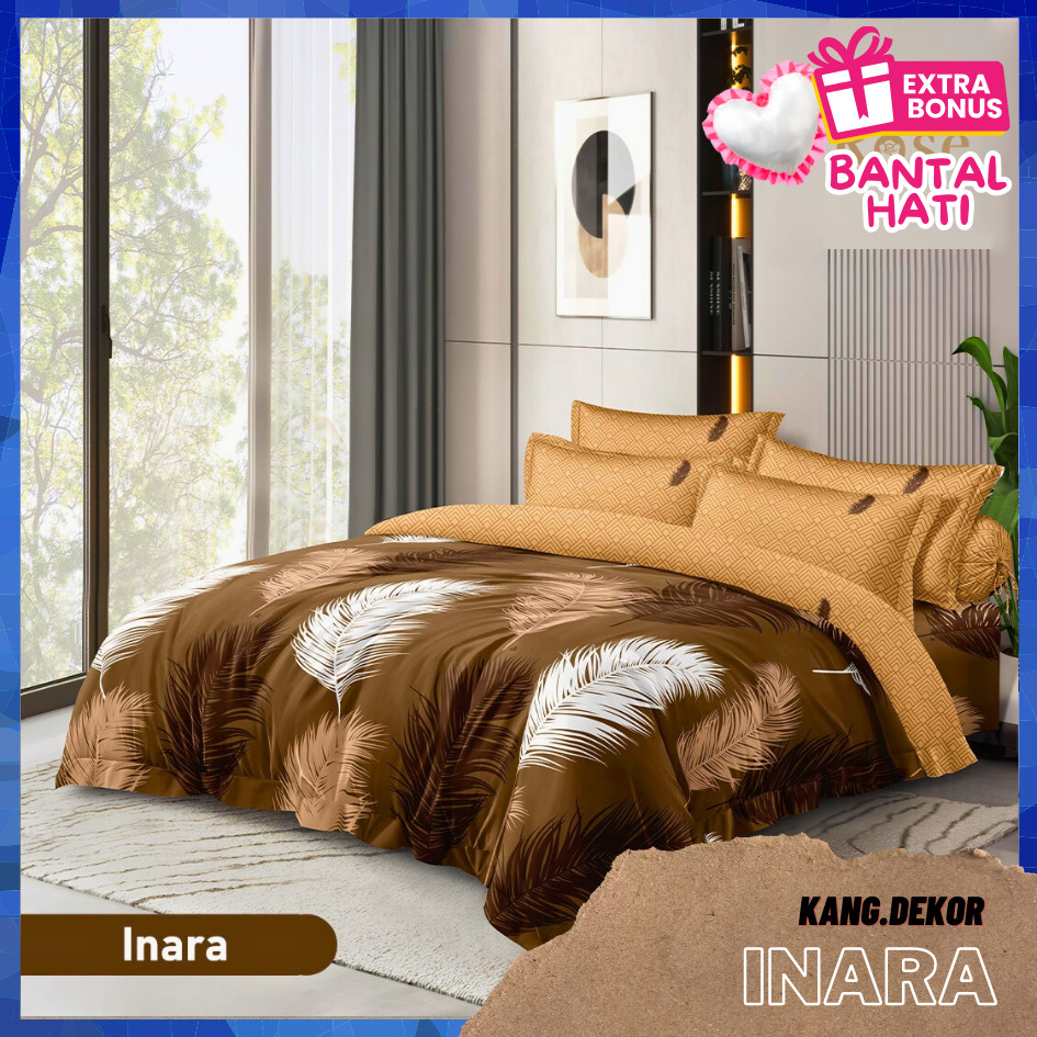 Bed Cover Set Rumbai Lady Rose Inara King Queen 180X200 160x200 Bedcover Motif No 1 2 Seprai Murah S