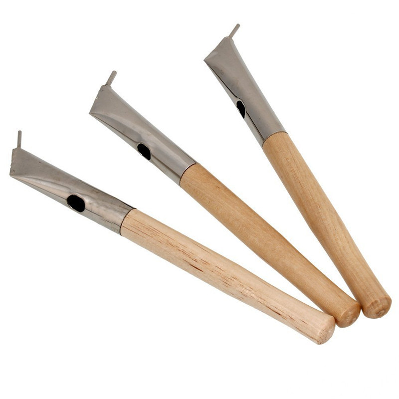 

3pcs Stainless Steel Pottery Clay Sculpture Wax Painting Tools Set Professinal Printing Batik Knives Pens