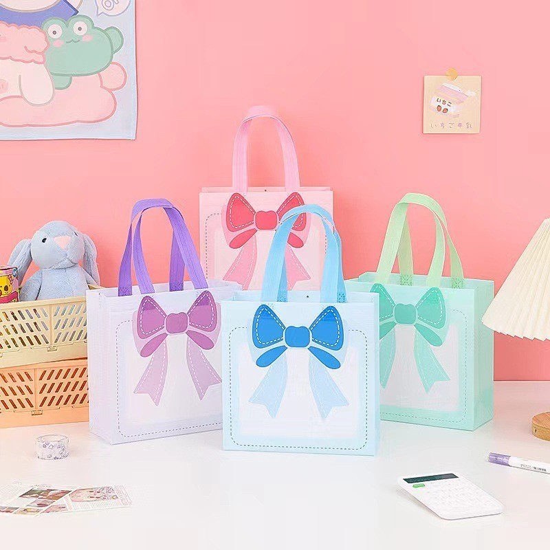 

(LUCKY24) TAS GOODIE BAG ULANG TAHUN / TAS HAMPERS BAHAN WOOVEN / TAS MODEL PITA ULANG TAHUN ANAK