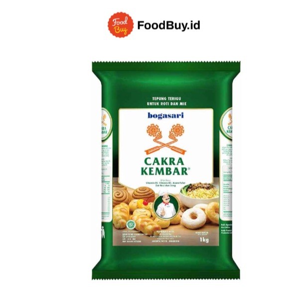 

Tepung Terigu Cakra Kembar Premium 1 kg