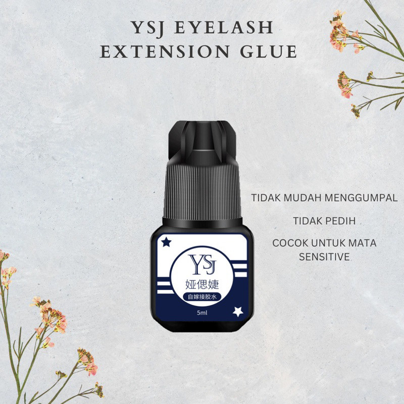 YSJ EYELASH EXTENSION GLUE FOR SENSITIVE TIDAK PEDIH