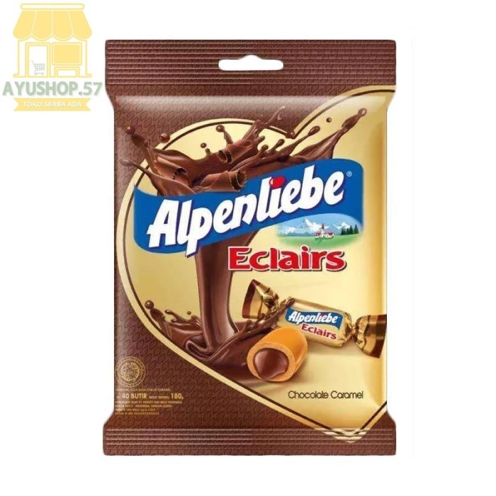 

Alpenliebe Eclairs Chocolate Caramel Permen [40's] - AYUSHOP57
