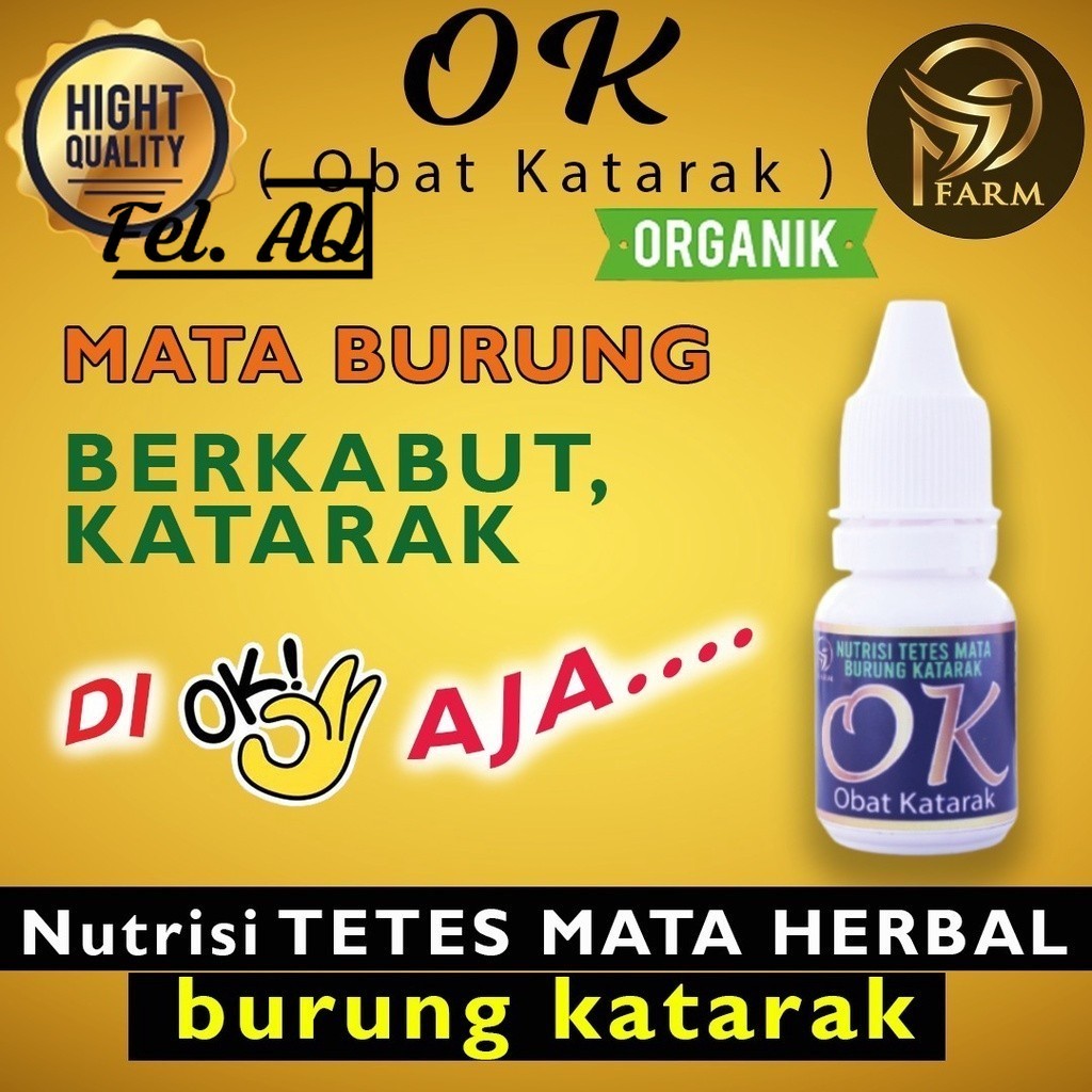 OK OBAT KATARAK BURUNG MURAI DAN BURUNG LAINNYA MURAH BERKUALITAS