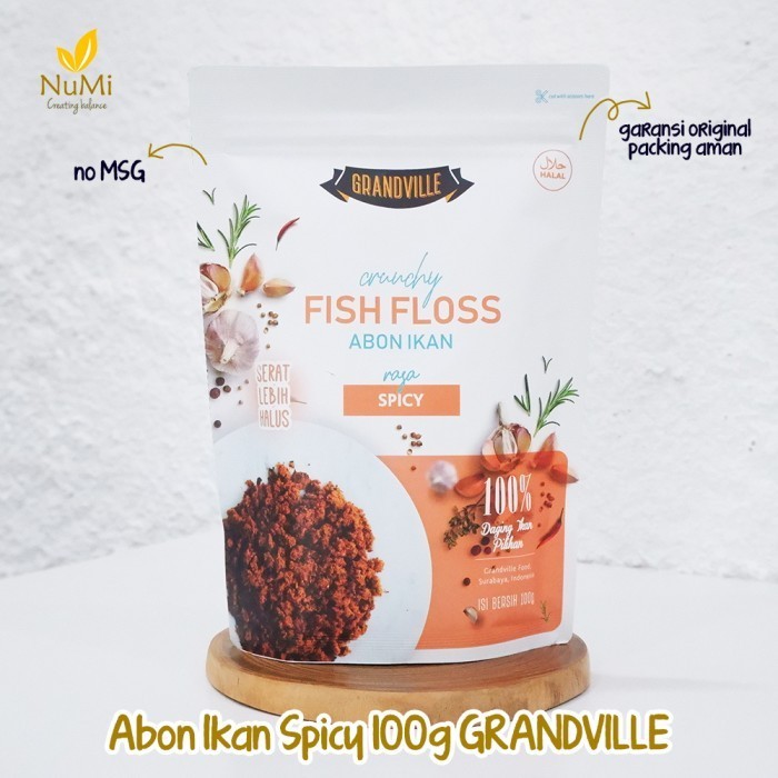 

Abon Ikan SPICY Crunchy Single Pack pedas - GRANDVILLE