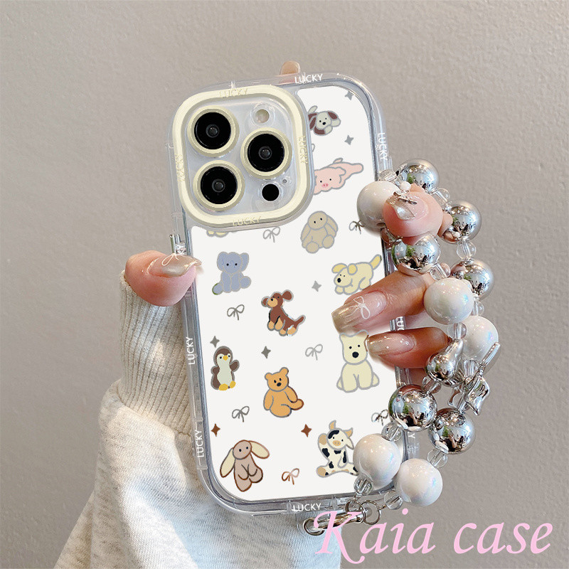 【Case+Gelang】case VIVO Layar penuh hewan dengan rantai Casing ponsel cocok untuk VIVO Y93NONE Y50 Y2