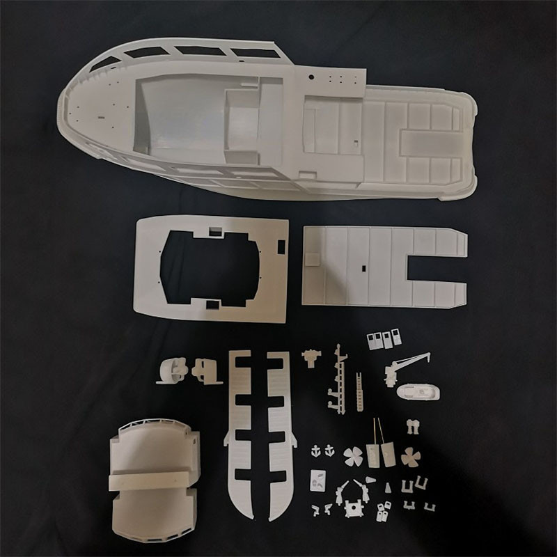 1/100 RC Tugboat Model Kit DIY Assembly Tugboat Anchor Operation Fire Dual Purpose Tugboat 46m AHT