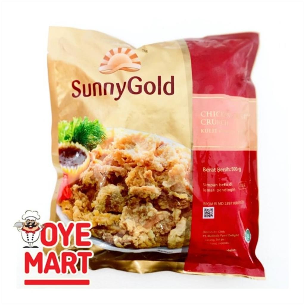 

SUNNY GOLD CHICKEN CRISPY CRUNCH 500GR/KULIT AYAM