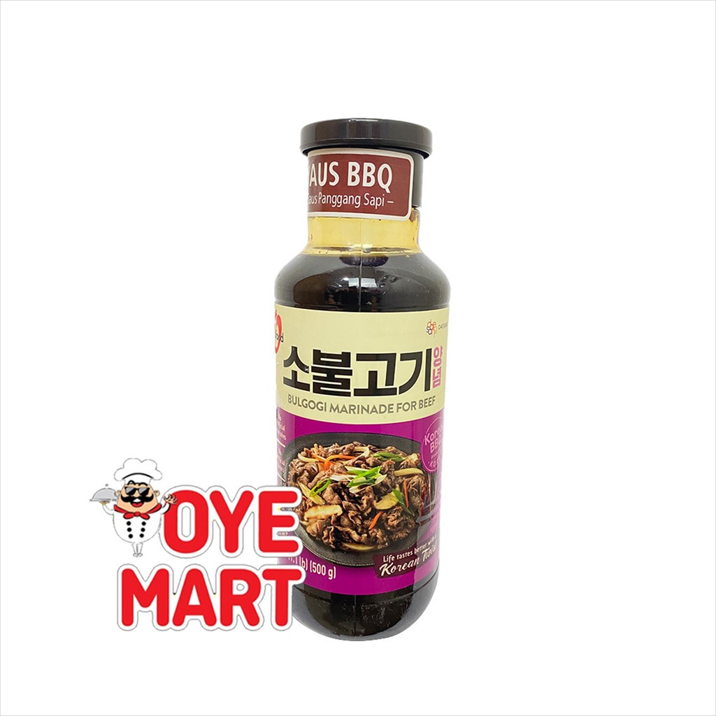 

O'FOOD KOREAN BBQ BULGOGI SAUCE 500GR / SAUS MARINASI