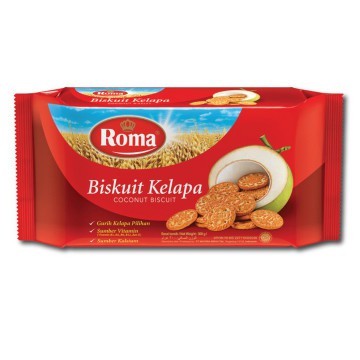 

Roma Biskuit Kelapa 300 Gram / Wafer Roma