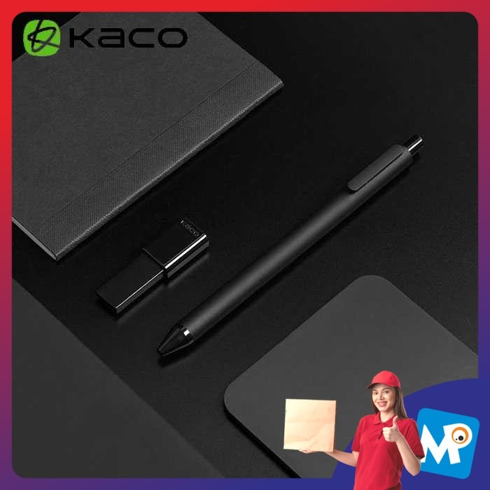 

Kaco PURE Pena Pulpen Bolpoin Gel Black Ink 0.5mm 10 PCS - K1015