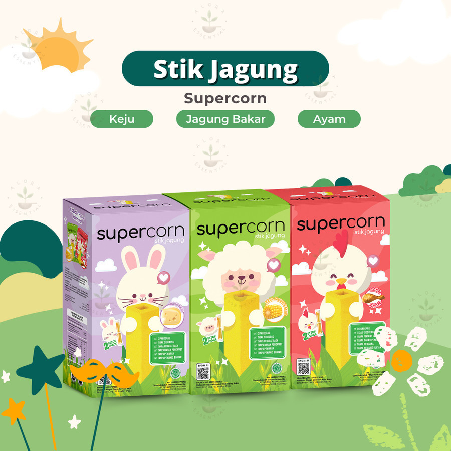 

Supercorn Stik Jagung - Snack Anak Non MSG - Cemilan Anak