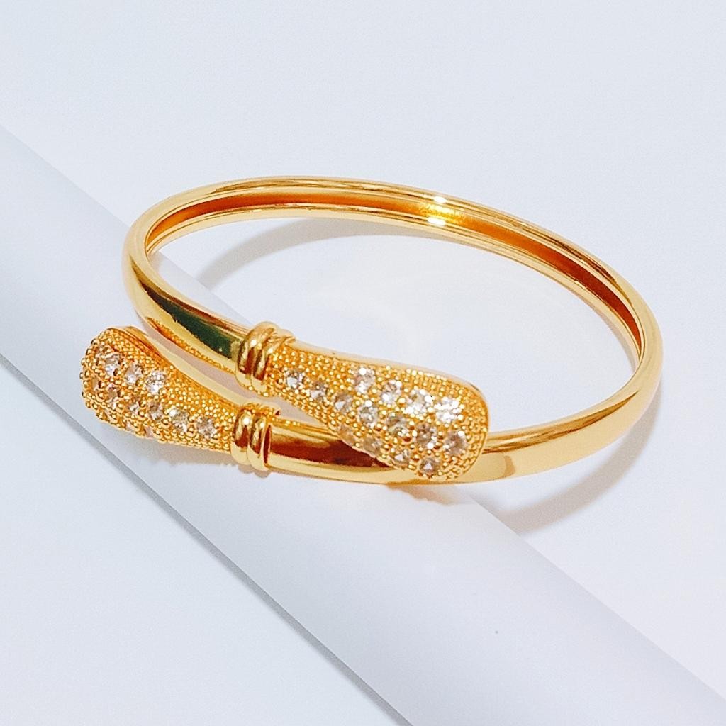 Gelang Bangle Permata Gelang Kolong Dewasa titanium Elegan Emas Bracelets