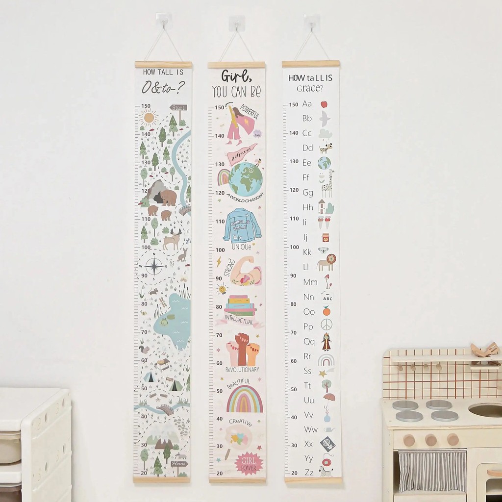 

Baby height ruler children's room cartoon decoration height ruler kindergarten measurement hanging picture wall sticker