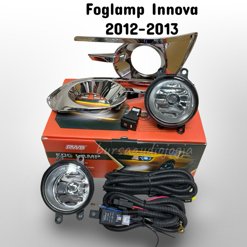 Foglamp Innova 2014 2015 RWB Lampu Kabut mobil Toyota innova 2014-2015