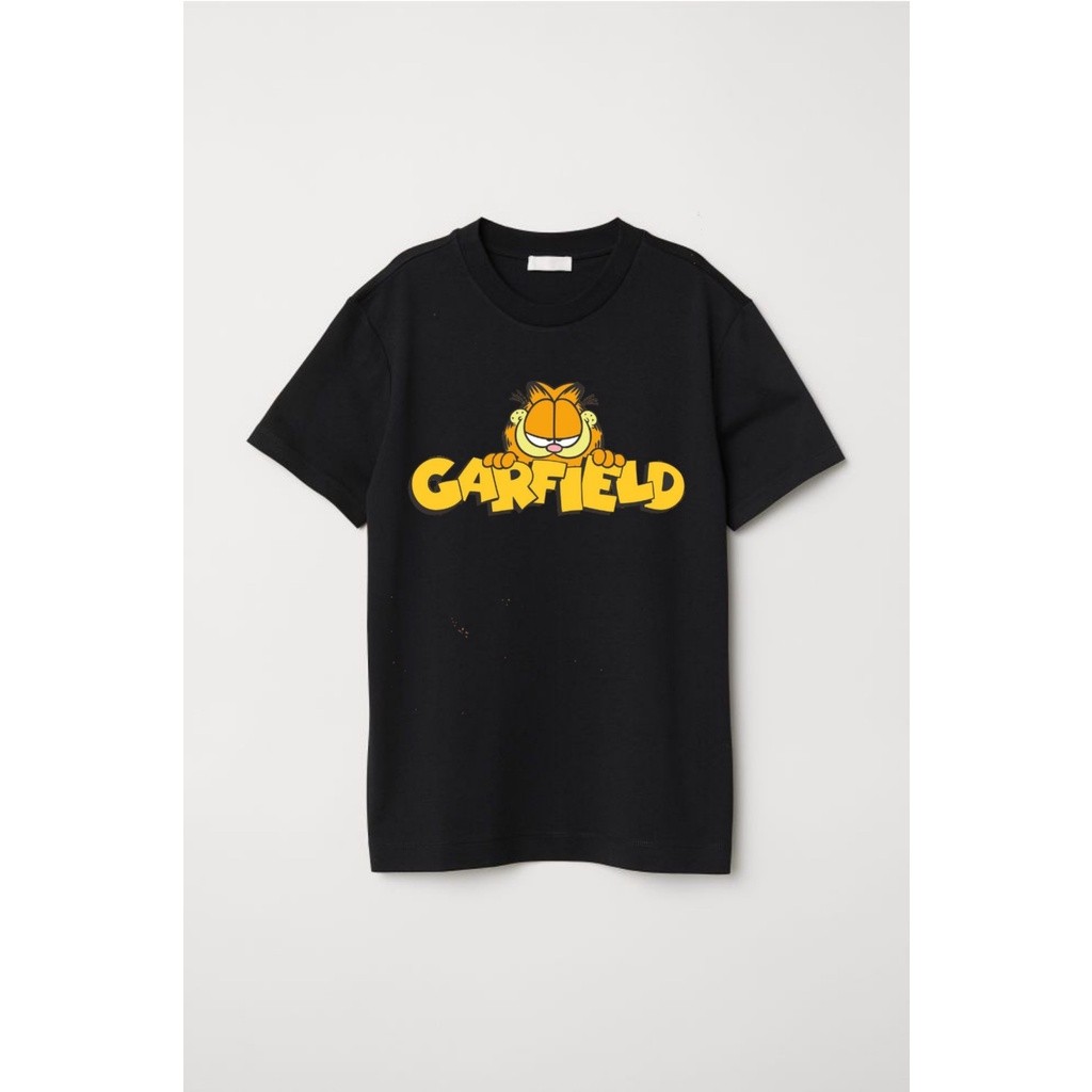 TSHIRT GARFIELD banyak motif - kaos garfield - baju kartun karakter garfield