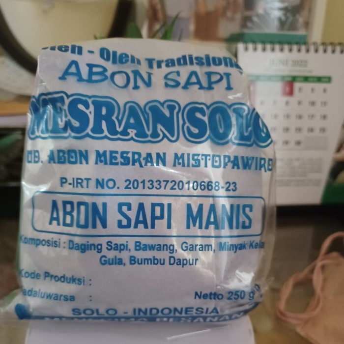 

abon sapi manis mesran