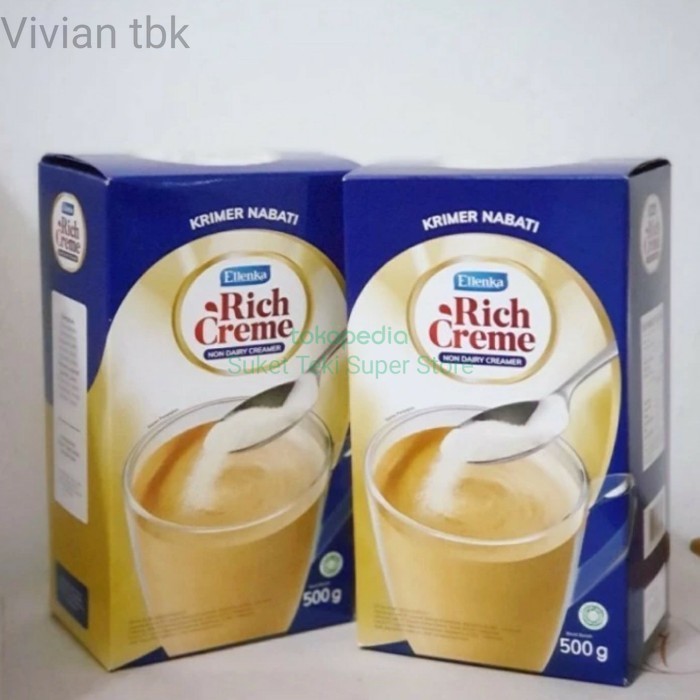 

vv Rich Creme Ellenka Krimer Bubuk Non Dairy Creamer 500gr