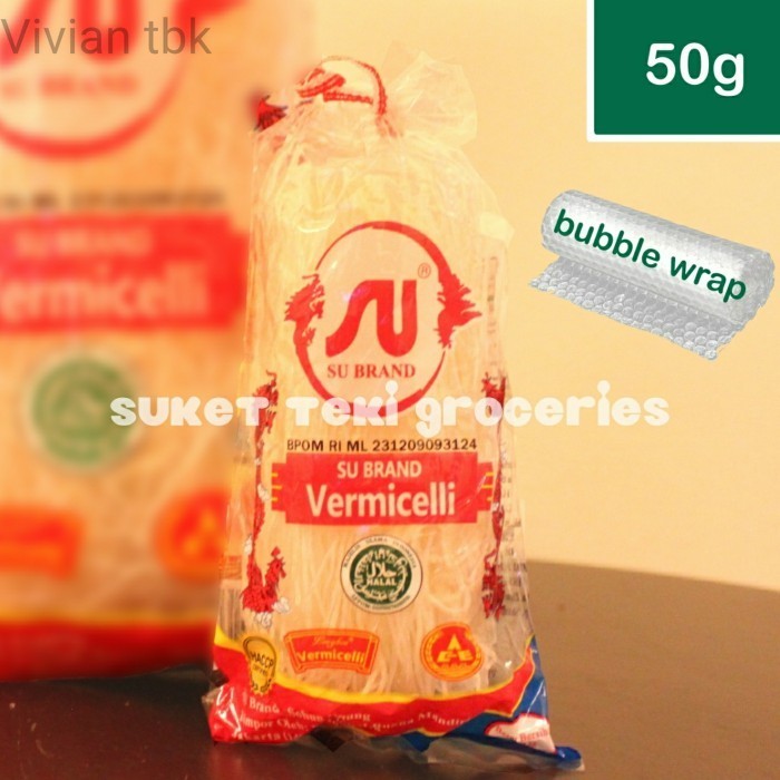 

vv Soun Naga SU Brand Vermicelli Sohun Beras Kering 50gr SATUAN