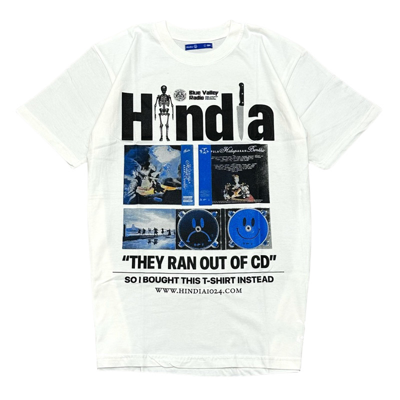 Kaos Hindia - CD Soldout Tshirt - White | Original Merchandise T-shirt