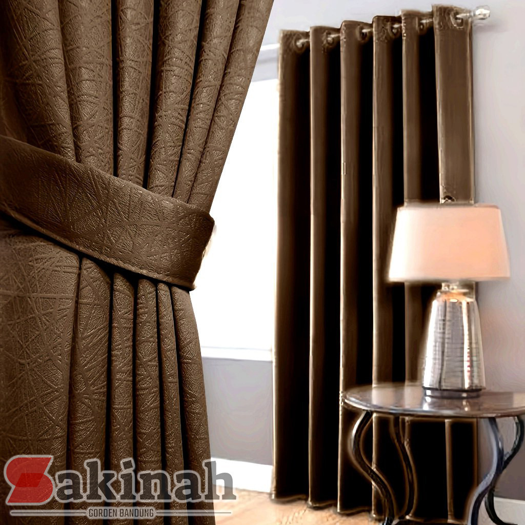 𝐒𝐀𝐊𝐈𝐍𝐀𝐇 Gorden jendela aesthetic hordeng tirai pintu tengah ruang tamu 3 meter