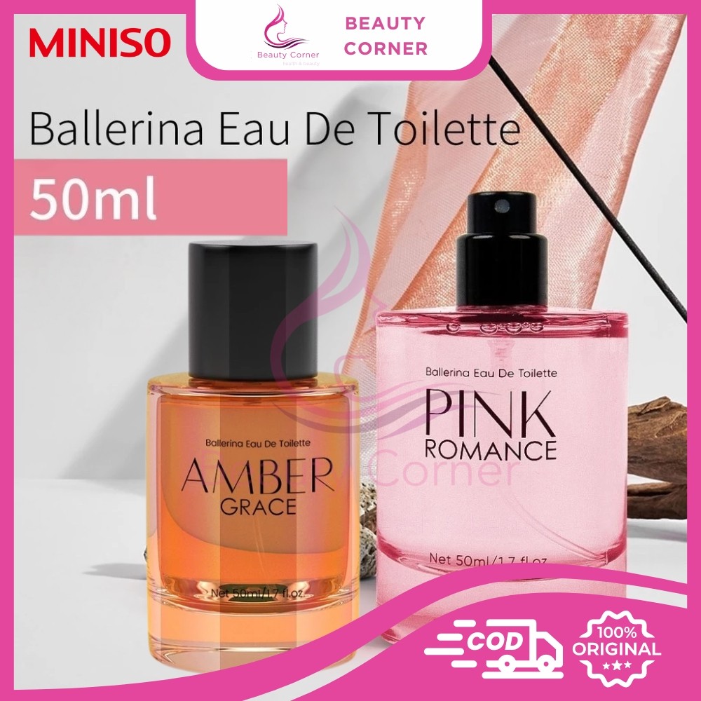 Miniso Ballerina Eau De Toilette Parfum Wanita Tahan Lama - 50ml