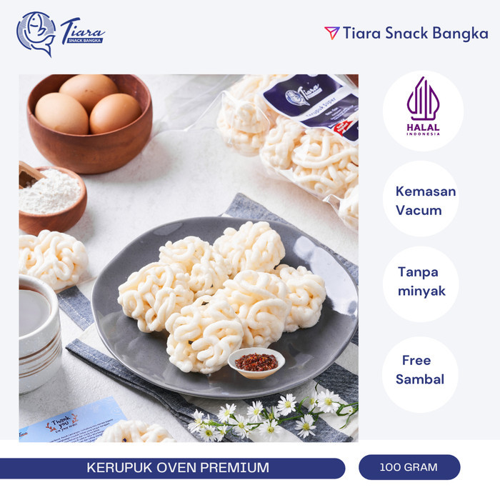 

BEST SELLER Kerupuk Oven Premium Tiara Snack Bangka Kerupuk Oven Ikan Bangka