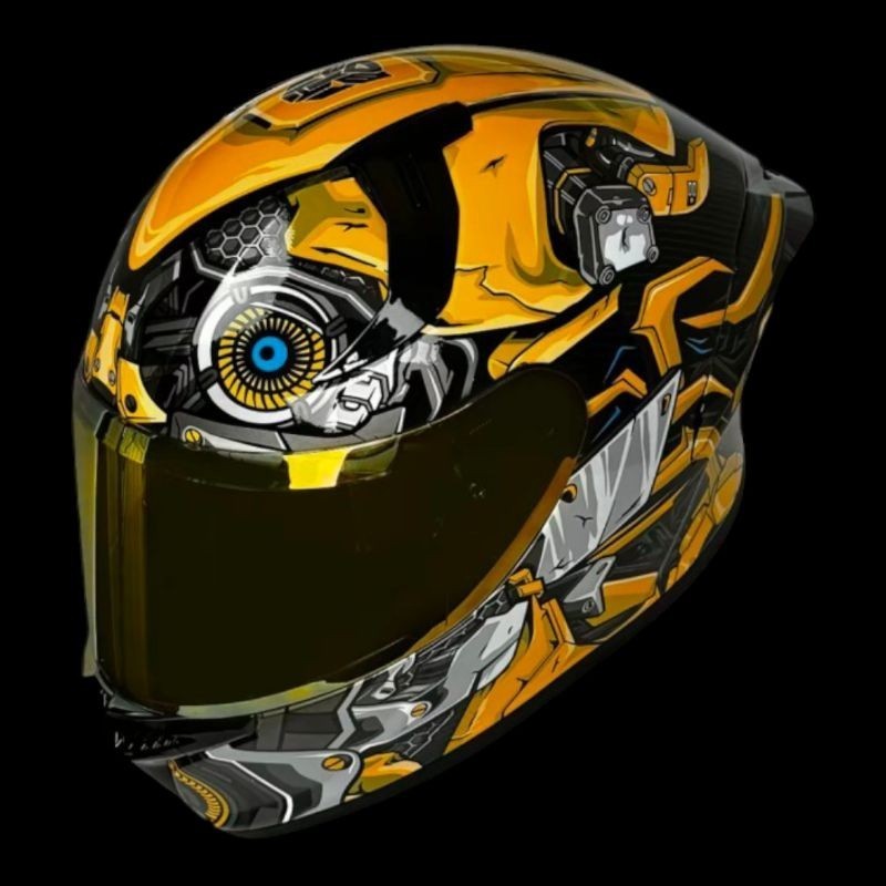 Helm SKJ FALCON Full Face Bumblebee Gundam KEKINIAN