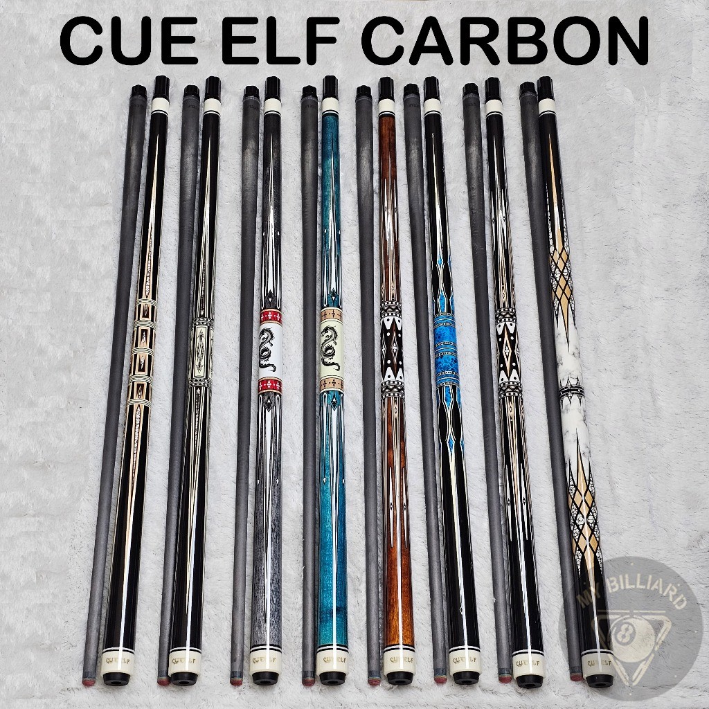 Cueelf Carbon Stick Billiard - Cue Elf Karbon Stik Billiar Bilyar cue