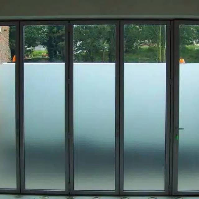 Sunblast stiker kaca film motif polos