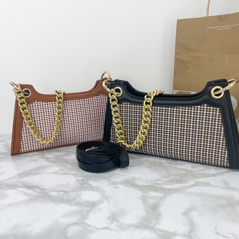 Tas Bahu Tali Rantai Victoria Bag Fahsion Import Shoulder Bag Kekinian Berkualitas Zara